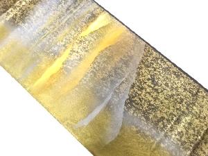 引箔　霞模様　袋帯